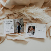 De kalender van de moderne kalligrafie bewaart het briefkaart