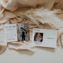 De kalender van de moderne kalligrafie bewaart het briefkaart