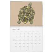 De kalender van de muur van dieren kiest Jaar (Mar 2027)