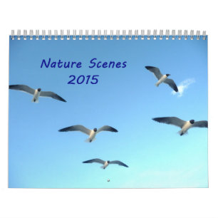 De Kalender van de Scènes 2015 van de natuur
