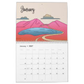 De kalender van de spaanse mijlpaal (Jan 2027)