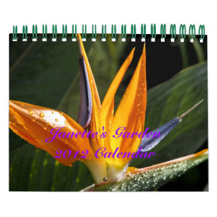 De Kalender van de Tuin 2012 van Janette