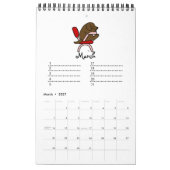 De Kalender van de Verjaardag van de Cartoon van (Mar 2027)
