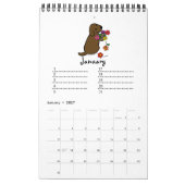 De Kalender van de Verjaardag van de Cartoon van (Jan 2027)