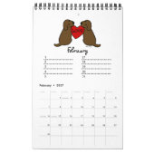 De Kalender van de Verjaardag van de Cartoon van (Feb 2027)