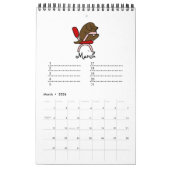 De Kalender van de Verjaardag van de Cartoon van (Mar 2026)