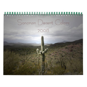 De Kalender van de Woestijn van Sonoran voor 2008