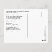 De kalender van de ziel 26 Briefkaart (Achterkant)