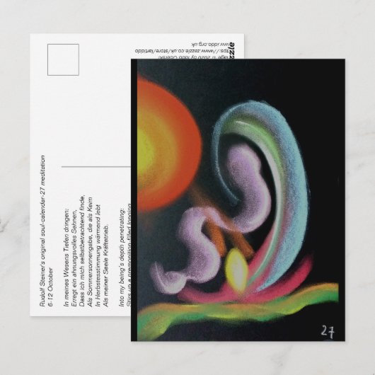 De kalender van de ziel 27 Briefkaart (Voorkant / Achterkant)