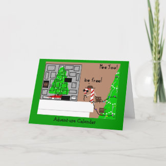 De Kalender van het avontuur Feestdagen Kaart