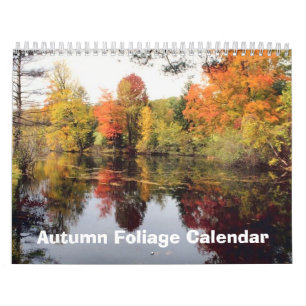 De Kalender van het Gebladerte 2017 van de Herfst