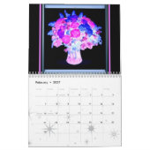 De Kalender van het Kunstwerk van de bloemen 2009 (Feb 2027)