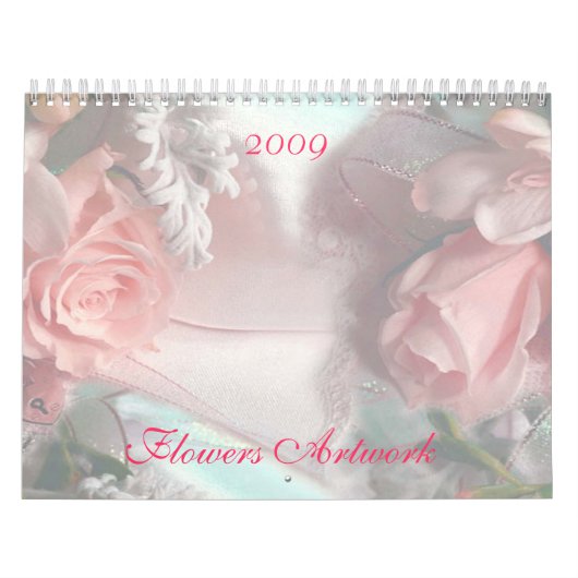 De Kalender van het Kunstwerk van de bloemen 2009 (Hoes)