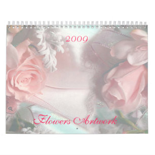 De Kalender van het Kunstwerk van de bloemen 2009