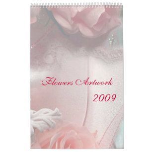 De Kalender van het Kunstwerk van de bloemen 2009