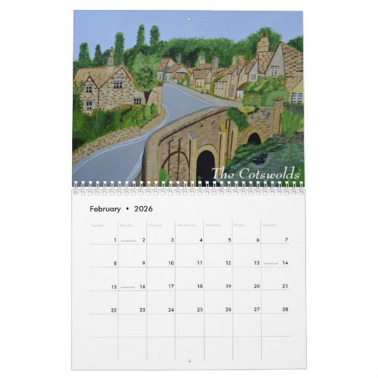 De kalender van het Verenigd Koninkrijk 2024 (Feb 2026)