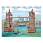 De kalender van het Verenigd Koninkrijk 2024 (Hoes)