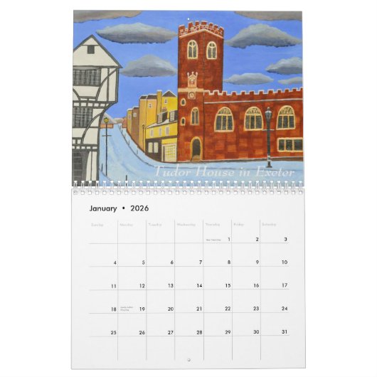 De kalender van het Verenigd Koninkrijk 2024 (Jan 2026)