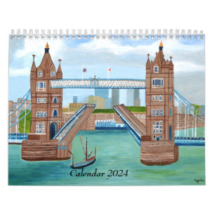 De kalender van het Verenigd Koninkrijk 2024