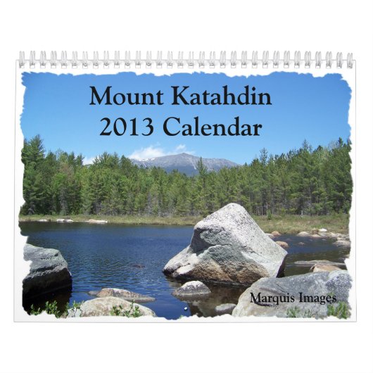 De Kalender van Katahdin 2013 opzetten (Hoes)