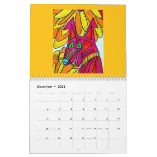 De Kalender van Kleurrijke Honden
