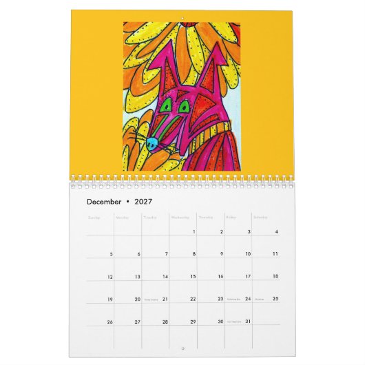 De Kalender van Kleurrijke Honden (Dec 2027)