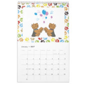 De Kalender van Yorkshire Terrier (Jan 2027)