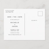 De kalenderfoto van de partij sparen de Uitnodigin Briefkaart (Achterkant)