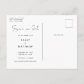 De kalenderfoto van de partij sparen de Uitnodigin Briefkaart (Achterkant)