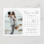 De kalenderfoto van de partij sparen de Uitnodigin Briefkaart (Voorkant)