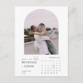 De kalenderfoto van de partij sparen de Uitnodigin Briefkaart (Voorkant)