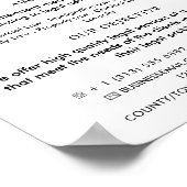 De kalenders van de rechterlijke macht, de juridis poster (Hoek)