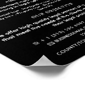 De kalenders van de rechterlijke macht, de juridis poster (Hoek)