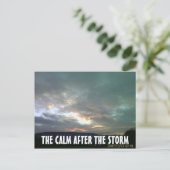 DE KALK NA HET STORM BRIEFKAART (Staand voorkant)