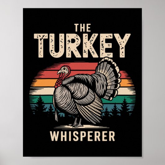 De Kalkoenfluisteraar Thanksgiving Poster (Voorkant)