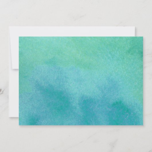 De kalligrafie van de waterverf zal u mijn Bridesm Kaart (Achterkant)