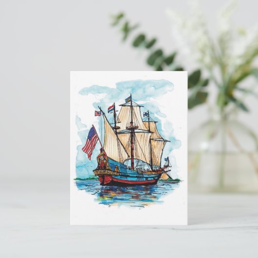 De Kalmar nikkel Briefkaart (Staand voorkant)