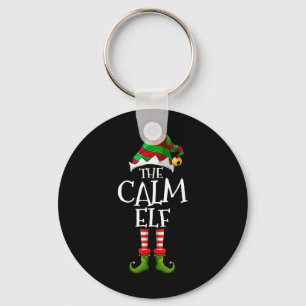 De kalme Elf Kerstmis Familie Matching Xmas Groep Sleutelhanger