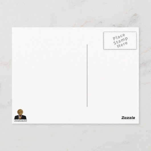 De kalming - Briefkaart (Achterkant)