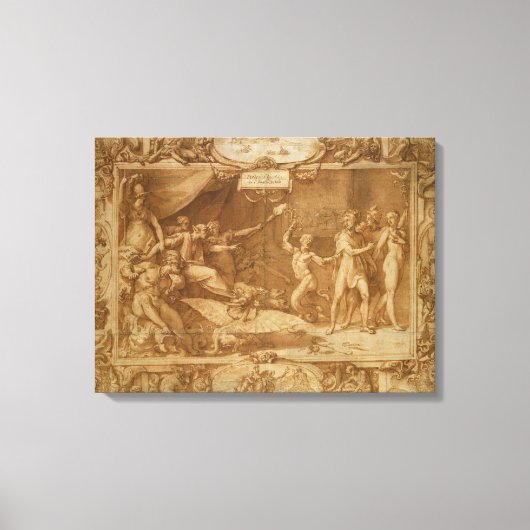 De kalmte van Apelles, 1572 Canvas Afdruk (Voorkant)