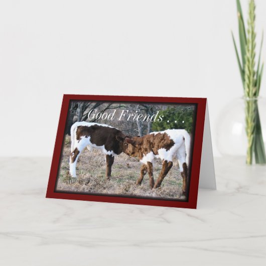 De Kalveren AnyOccasion van Pinzgauer kaart-passen Kaart (Voorkant)