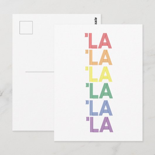 De Kamala Harris LGBTQ Amerikaanse Verkiezing  Briefkaart (Voorkant / Achterkant)