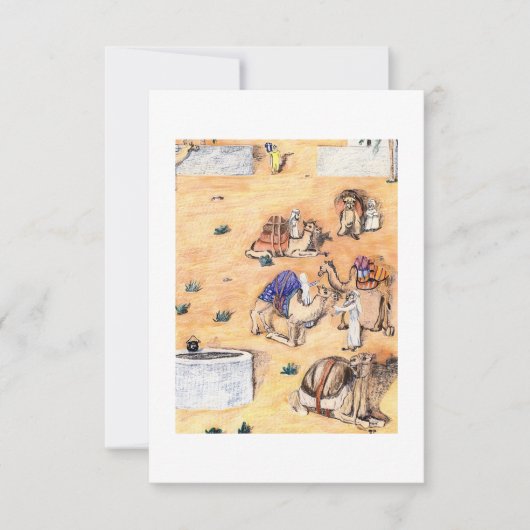 De kamelen 🐪 bedankkaart (Voorkant)