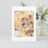 De kamelen 🐪 bedankkaart (Staand voorkant)