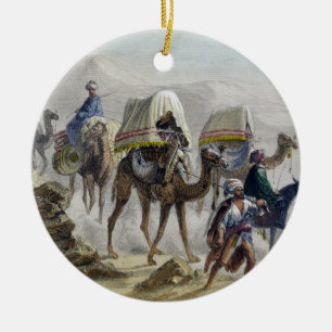 De kamelentrein uit 'Constantinopel' en de Blac Keramisch Ornament