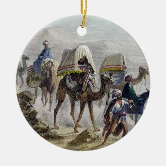 De kamelentrein uit 'Constantinopel' en de Blac Keramisch Ornament (Voorkant)