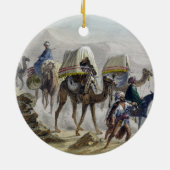 De kamelentrein uit 'Constantinopel' en de Blac Keramisch Ornament (Achterkant)