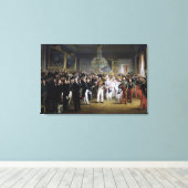 De Kamer van Afgevaardigden in het Koninklijk Pale Canvas Afdruk (Insitu (Houten vloer))