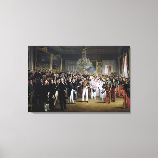 De Kamer van Afgevaardigden in het Koninklijk Pale Canvas Afdruk (Voorkant)
