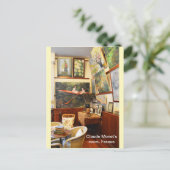 De kamer van Claude Monet in Frankrijk Briefkaart (Staand voorkant)